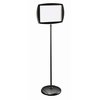 Mastervision Sign, Floor Pedestal, Bk BVCSIG05050505